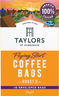 TAYLORS OF HARROGATE 10 Coffee Bags - Flying Start 75g