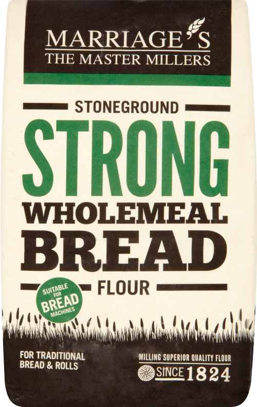 MARRIAGE'S Stoneground Strong Wholemeal Bread Flour 1.5kg