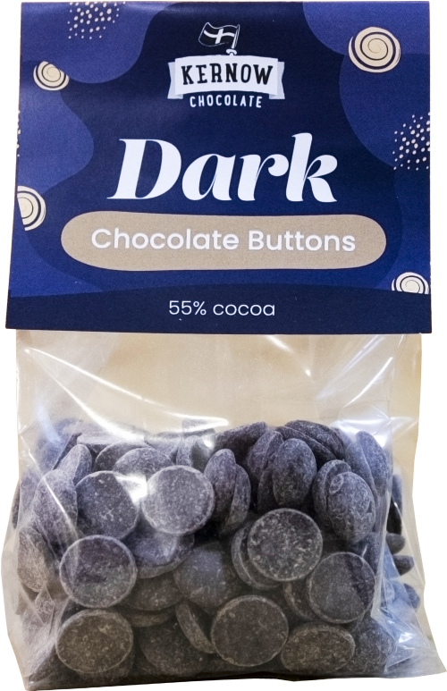 KERNOW Dark Chocolate Buttons 100g