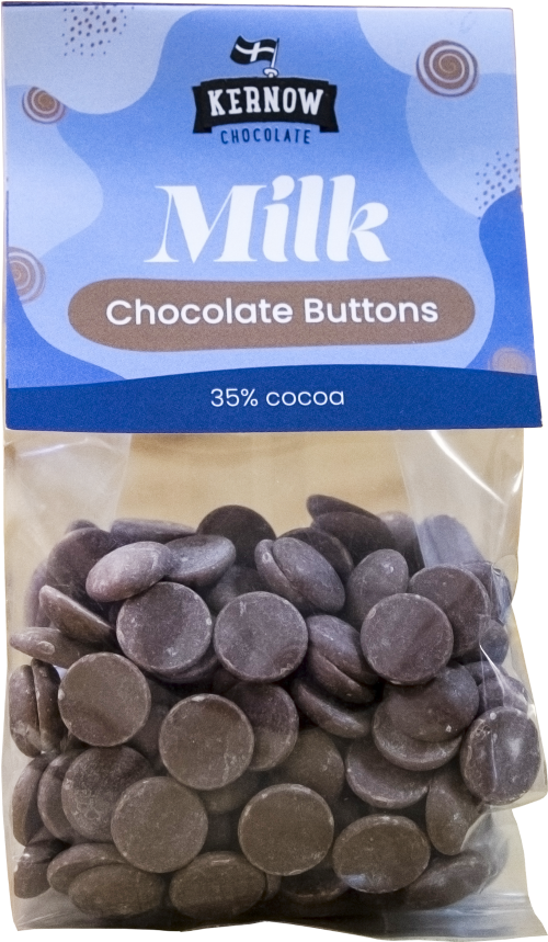KERNOW Milk Chocolate Buttons 100g