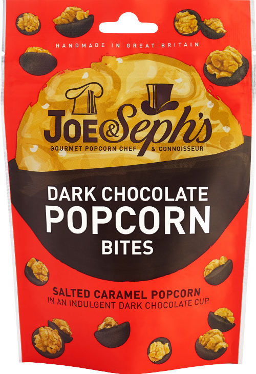 JOE & SEPH'S Dark Chocolate Popcorn Bites 63g