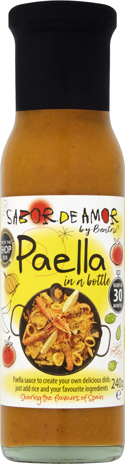 SABOR DE AMOR Paella in a Bottle 240g