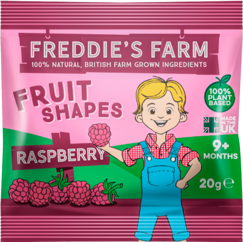 FREDDIE'S FARM Fruit Shapes - Raspberry 20g