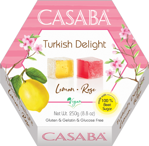CASABA Turkish Delight - Rose & Lemon 250g