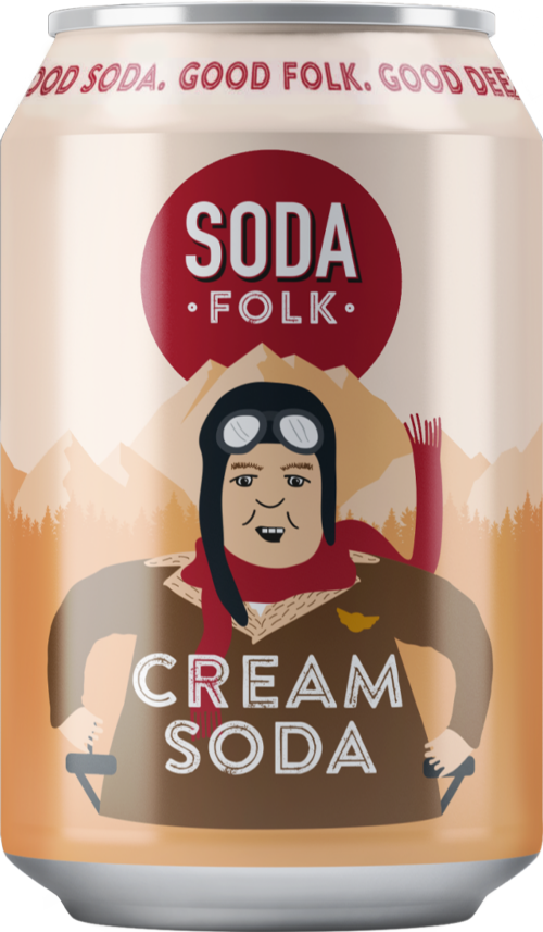 SODA FOLK Cream Soda 330ml