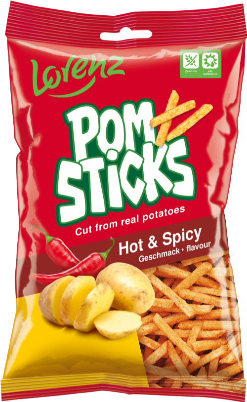 LORENZ Pomsticks - Hot & Spicy 85g
