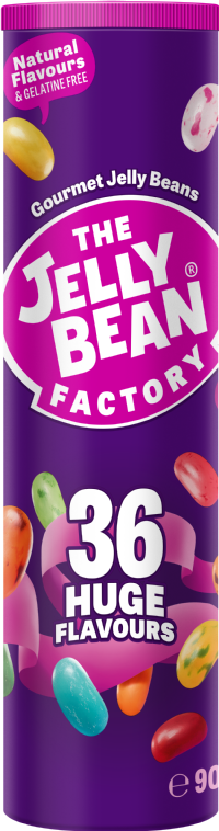 THE JELLY BEAN FACTORY 36 Huge Flavours Mix - Tube 90g