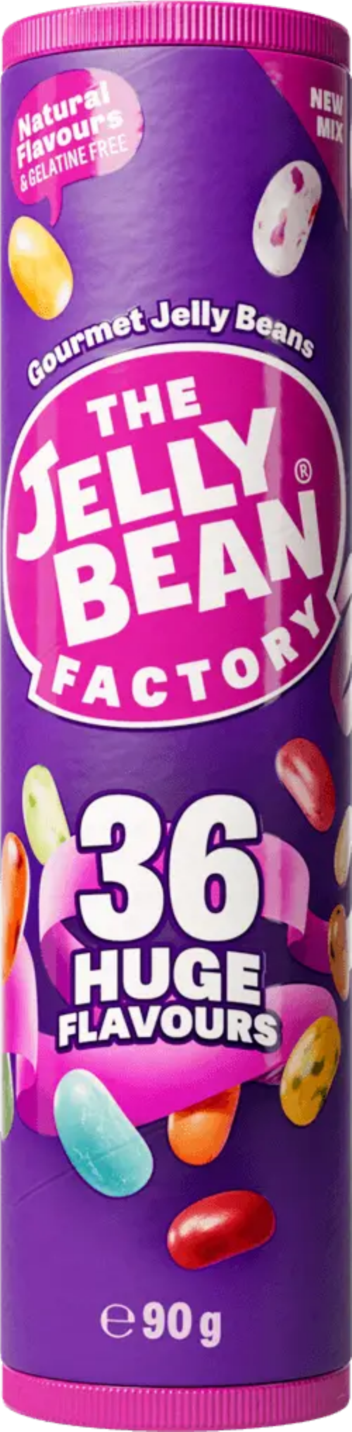 JELLY BEAN FACTORY 36 Huge Flavours Mix - Tube 90g