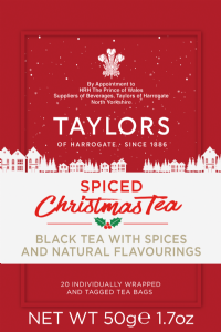 TAYLORS OF HARROGATE Spiced Christmas Tea - 20 Teabags 50g