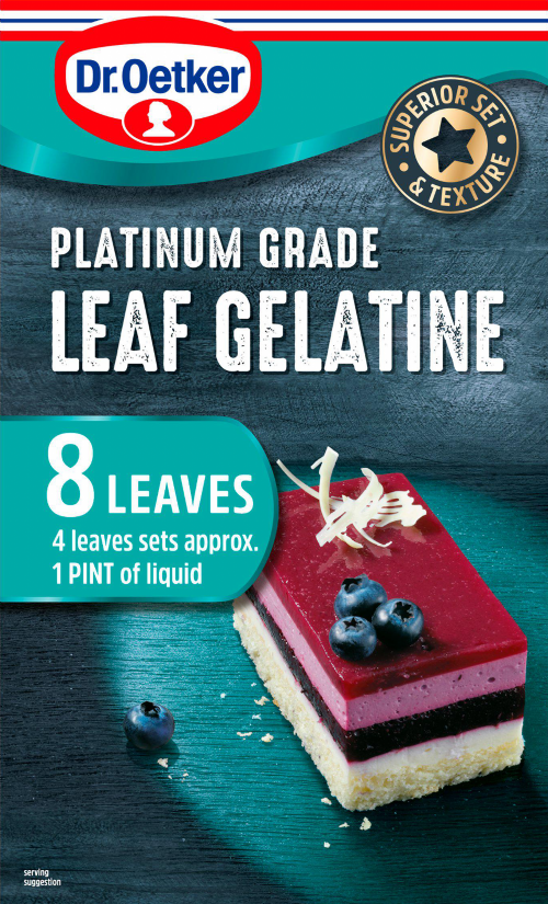 DR. OETKER Platinum Grade Leaf Gelatine 13g