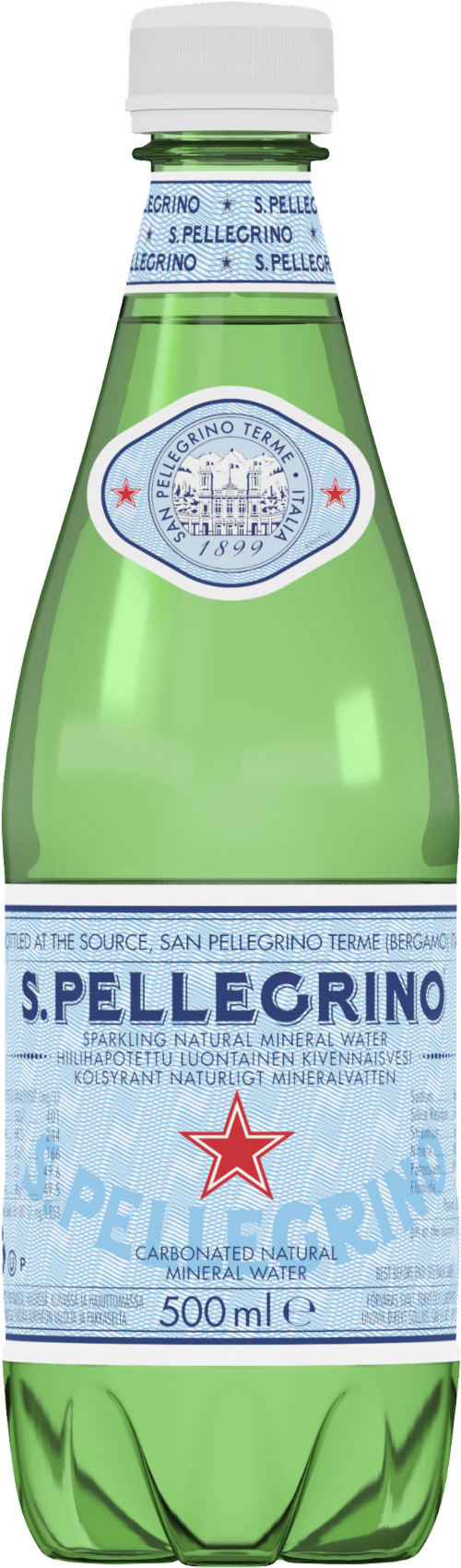 SAN PELLEGRINO Sparkling Natural Mineral Water - PET 500ml