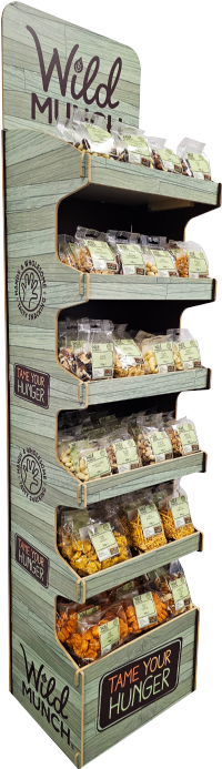 WILD MUNCH MDF Floor Standing Display Unit