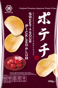 KOIKEYA Potato Crisps - Sweet & Sour Pickled Plum 100g