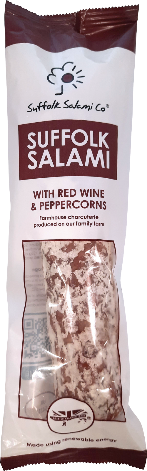 SUFFOLK SALAMI CO. Salami with Red Wine & Peppercorns 220g