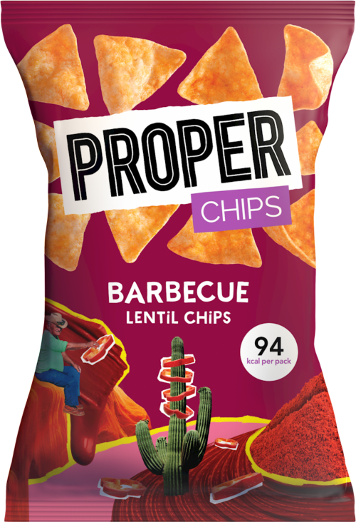 PROPER Chips - Barbecue Lentil Chips 20g