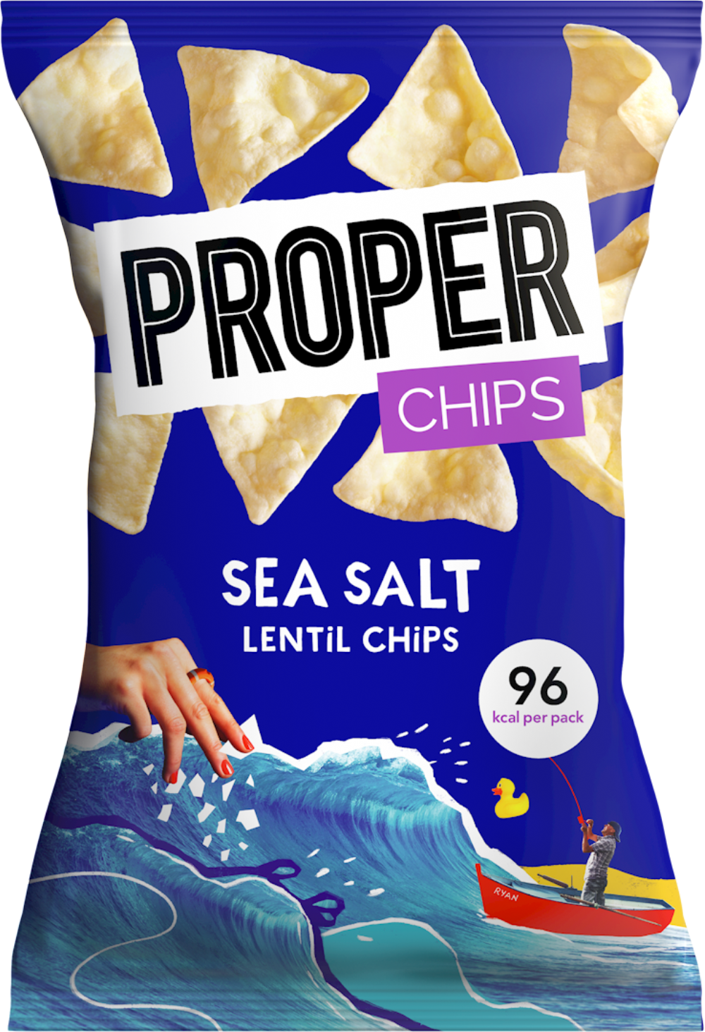 PROPER Chips - Sea Salt Lentil Chips 20g