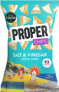 PROPER Chips - Salt & Vinegar Lentil Chips 85g