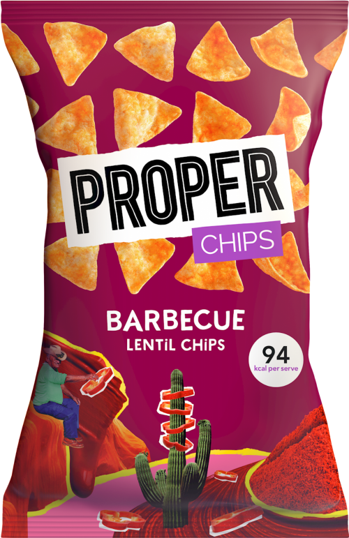 PROPER Chips - Barbecue Lentil Chips 85g