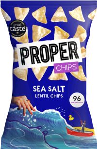 PROPER Chips - Sea Salt Lentil Chips 85g