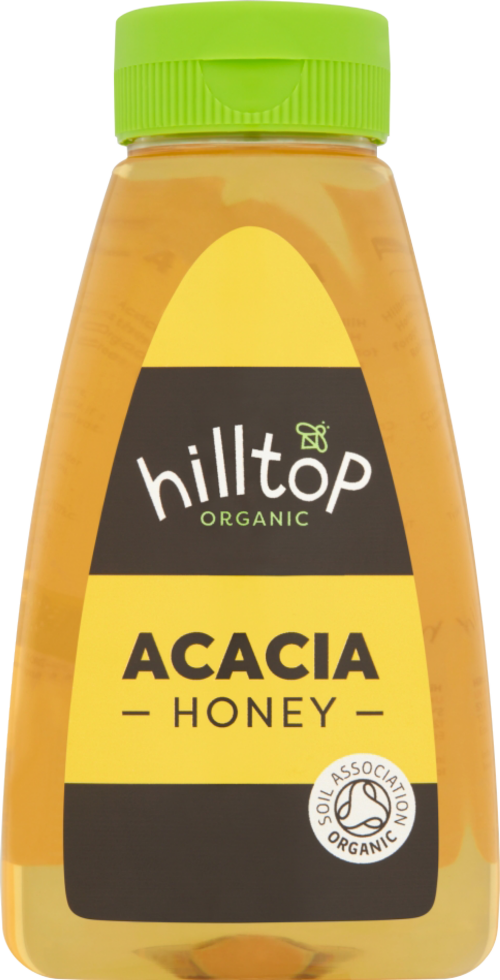HILLTOP HONEY Organic Acacia Honey - Squeezy 340g