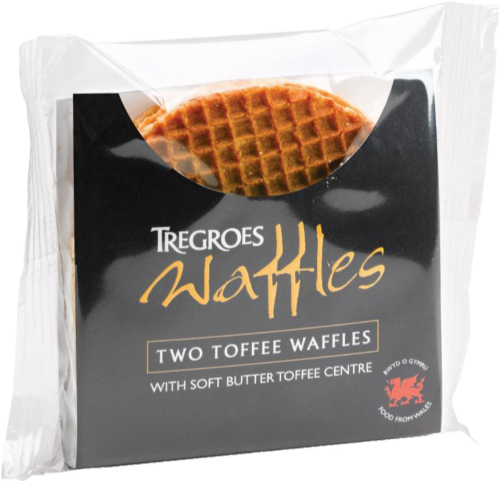 TREGROES 2 Toffee Waffles - Snack Pack