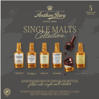 ANTHON BERG Single Malts Collection - 5 Chocolates Bottles 78g