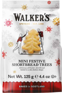 WALKER'S Mini Festive Shortbread Trees 125g