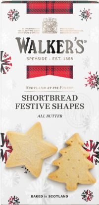 WALKER'S Shortbread Festive Shapes 60g