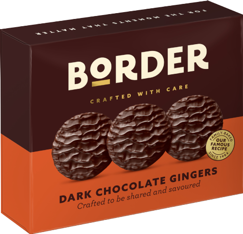 BORDER Dark Chocolate Gingers Gift Pack 255g
