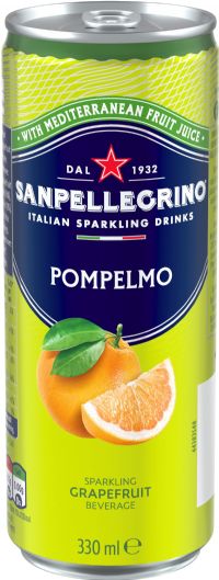 SAN PELLEGRINO Sparkling Beverage - Pompelmo (Grapefruit) 330ml