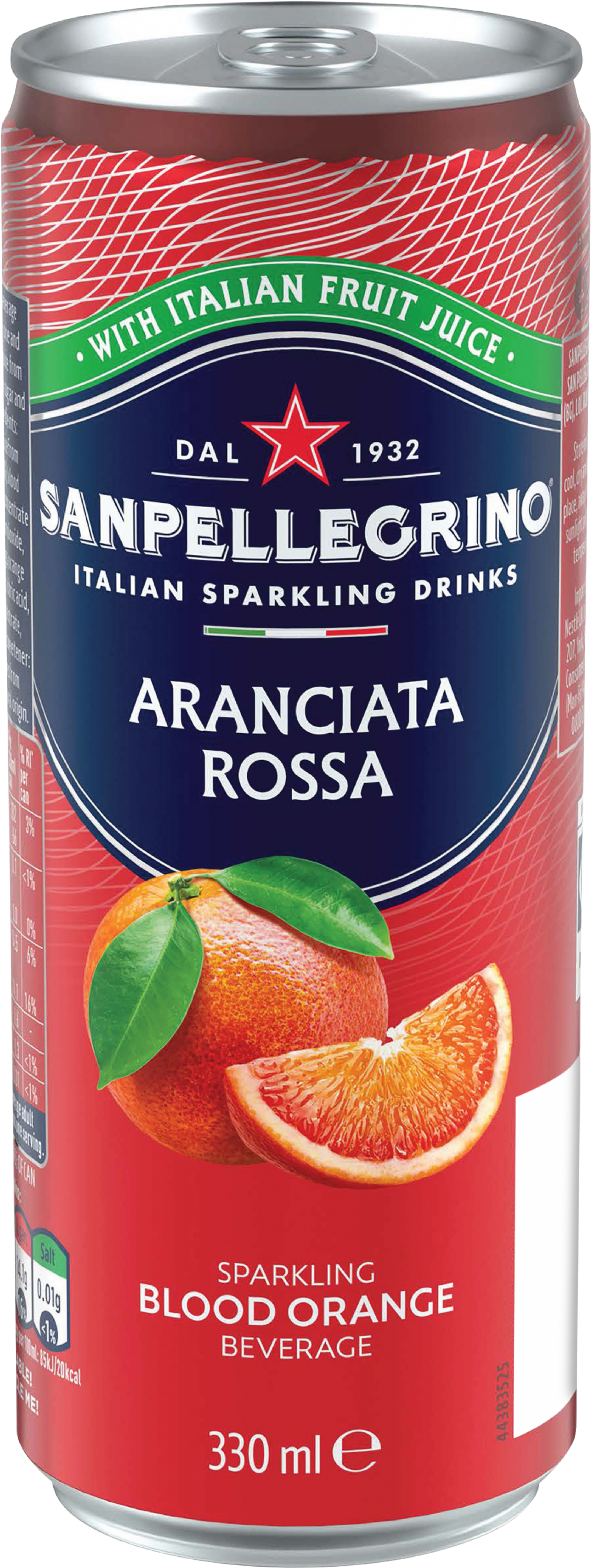 SAN PELLEGRINO Sparkling Beverage - Aranciata Rossa (Blood Orange) 330ml