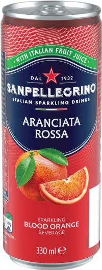 SAN PELLEGRINO Sparkling Beverage - Aranciata Rossa (Blood Orange) 330ml