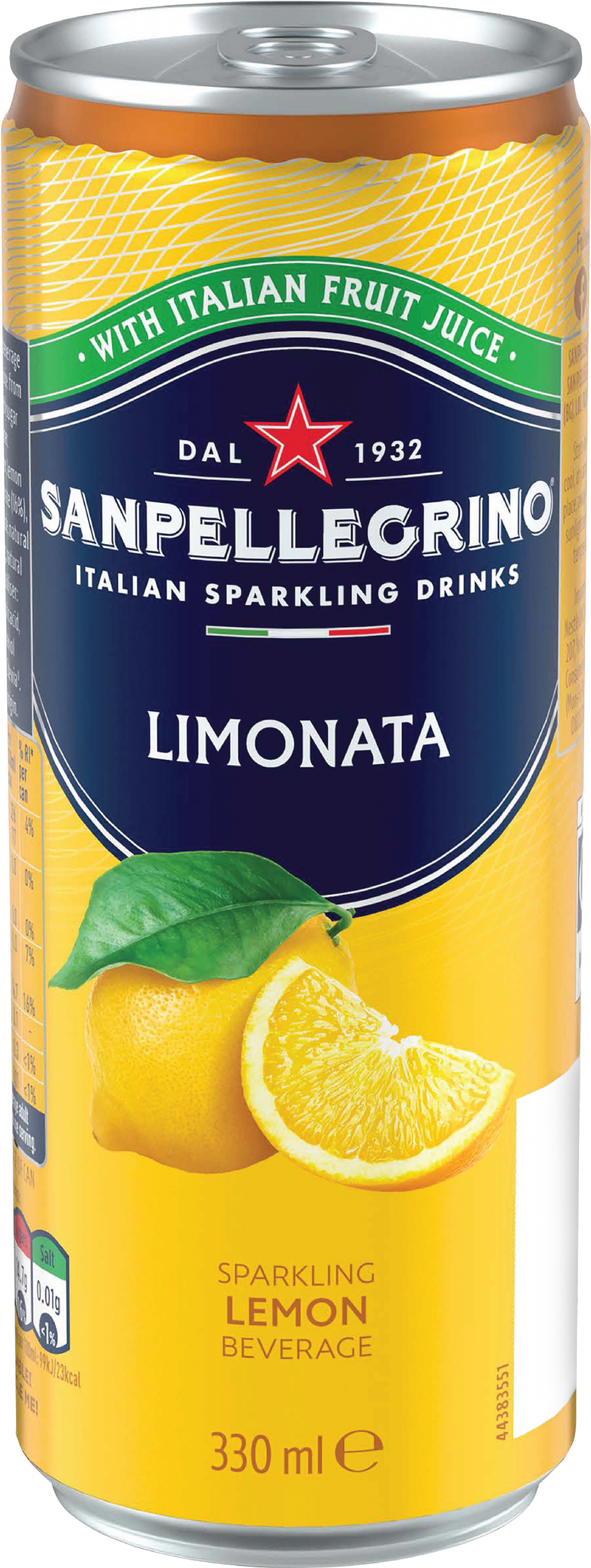 SAN PELLEGRINO Sparkling Beverage - Limonata (Lemon) 330ml