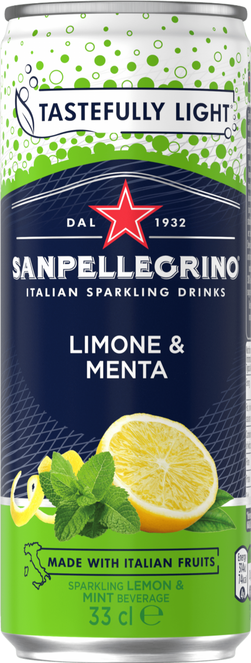 SAN PELLEGRINO Limone & Menta (Lemon & Mint) 330ml