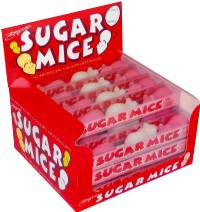 BOYNES Sugar Mice Triple Pack - Pink & White 60g