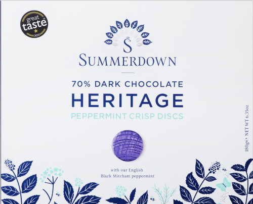 SUMMERDOWN Heritage Peppermint Crisp Discs 180g