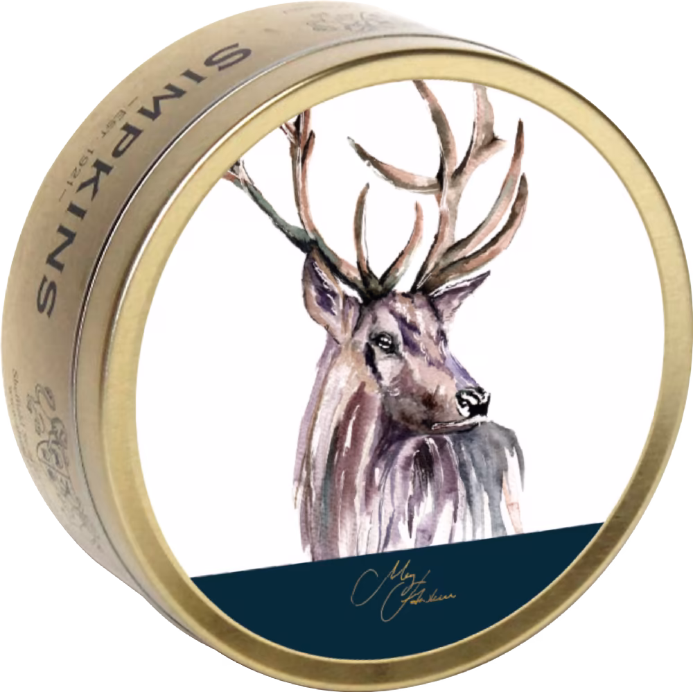 SIMPKINS Mixed Fruit Drops - Meg Hawkins Stag Tin 175g