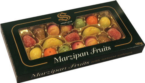 SHEPCOTE Marzipan Fruits with Natural Colours 190g
