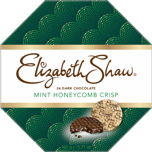 ELIZABETH SHAW Dark Chocolate Mint Honeycomb Crisp 162g