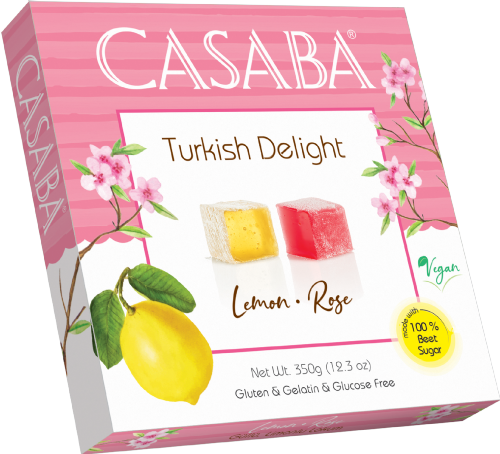 CASABA Turkish Delight - Rose & Lemon 350g
