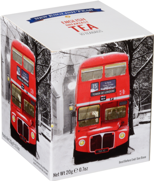 NEW ENGLISH TEAS Eng B/Fast in London Bus Carton 10 T/B 20g