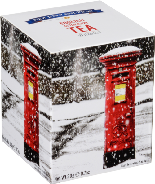 NEW ENGLISH TEAS Eng Afternoon in Post Box Carton 10 T/B 20g