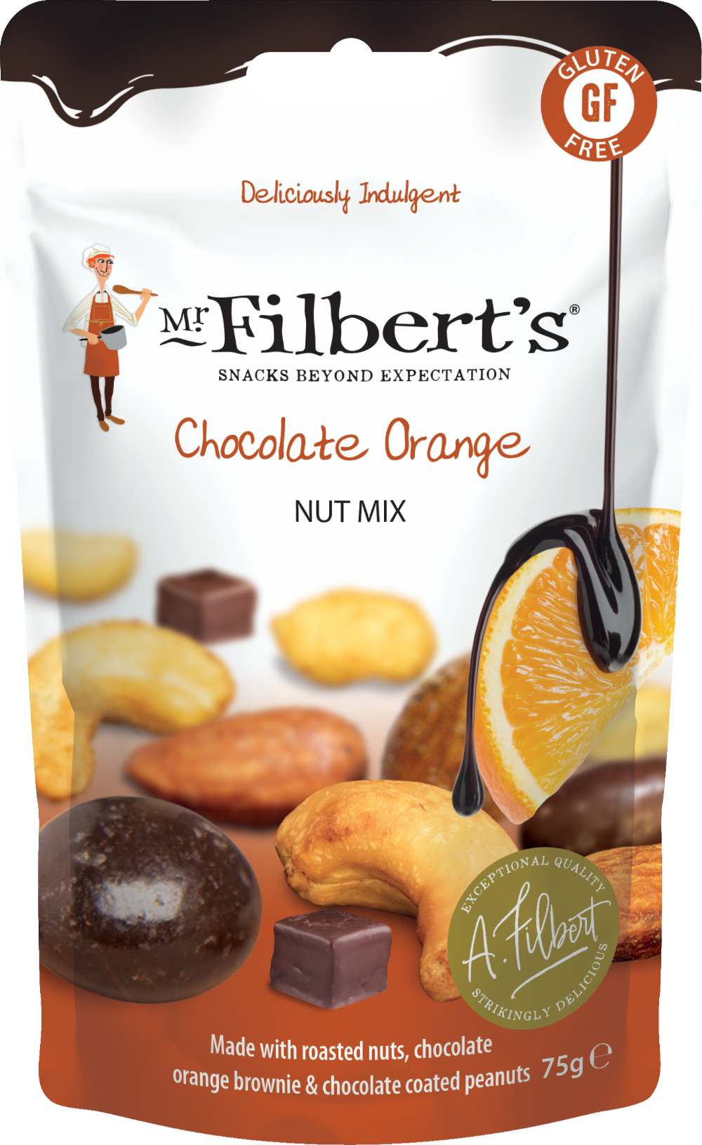 MR FILBERT'S Chocolate Orange Nut Mix 75g