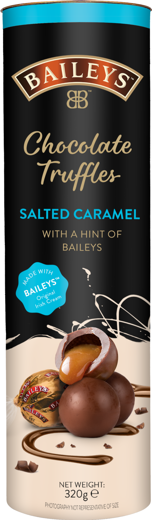 BAILEYS Salted Caramel Chocolate Truffles - Tube 320g