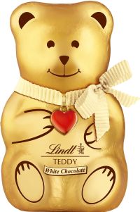 LINDT White Chocolate Teddy 100g