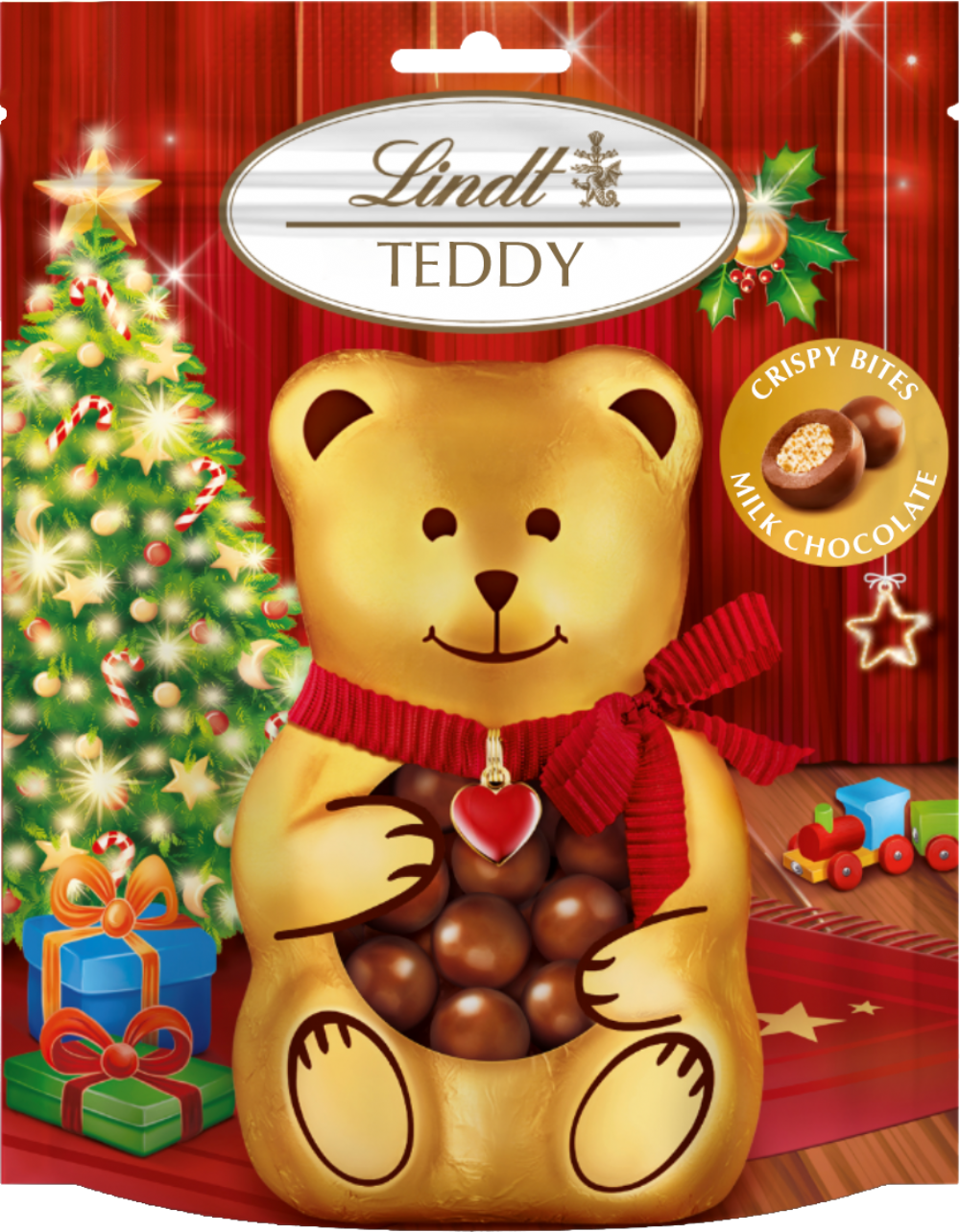 Lindt Crispy Bites Pouch 120g Holleys Fine Foods