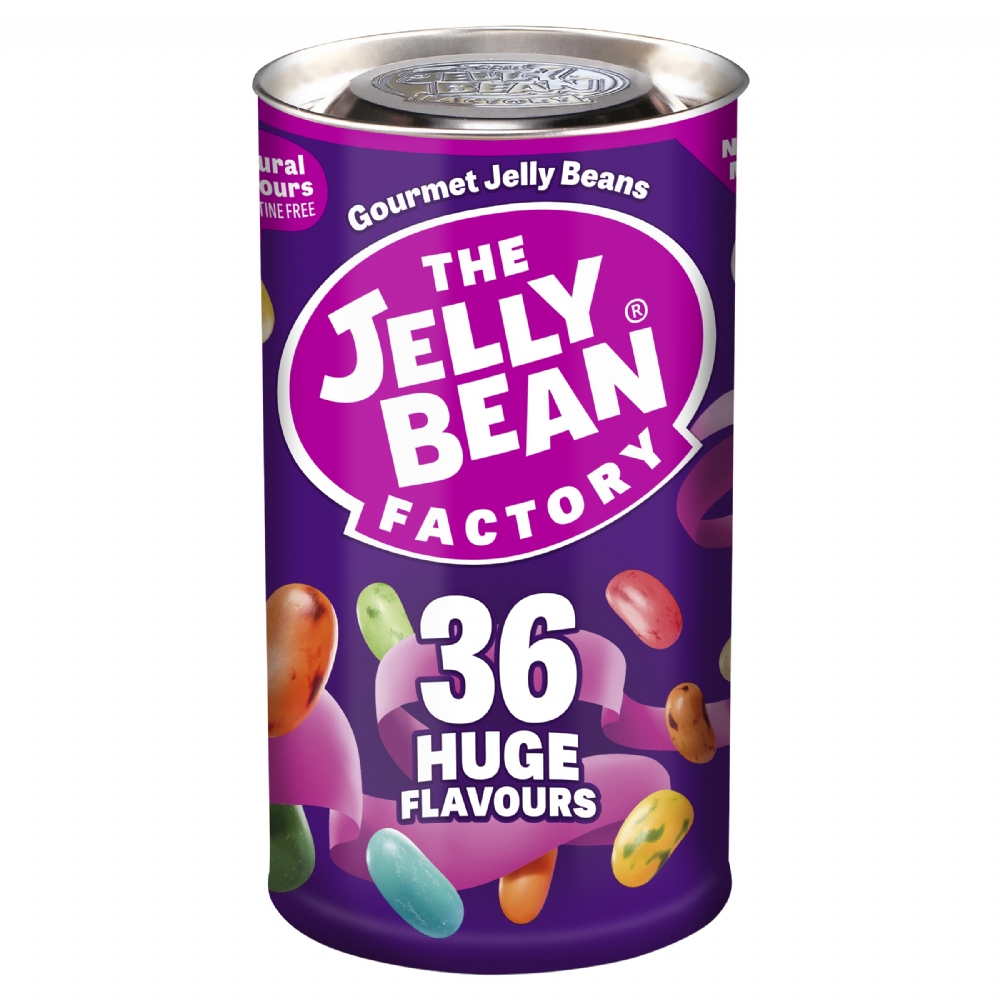 The Jelly Bean Factory 36 Huge Flavours Mix - Can 380g