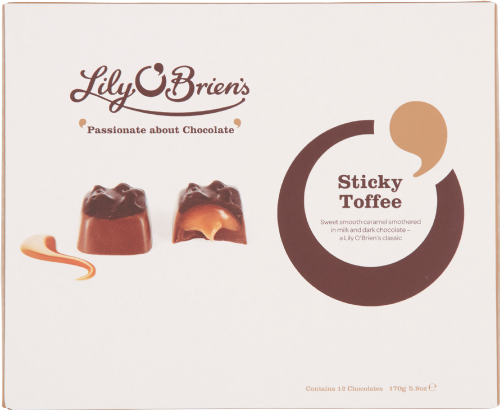 LILY O'BRIEN'S Sticky Toffee Box 170g
