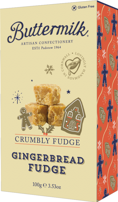 BUTTERMILK Gingerbread Crumbly Fudge 100g