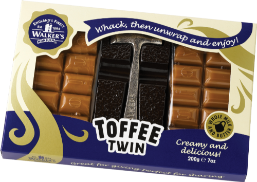 WALKER'S NONSUCH Toffee Twin Hammer Pack 200g